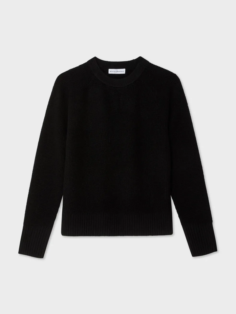cashmere waffle sweatshirt