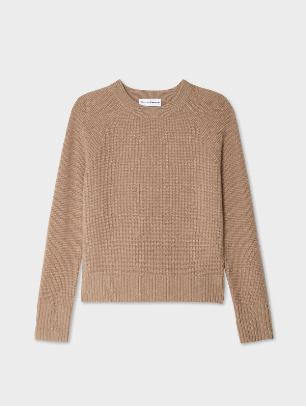 cashmere waffle sweatshirt