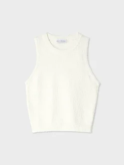 cotton slub cut in tank