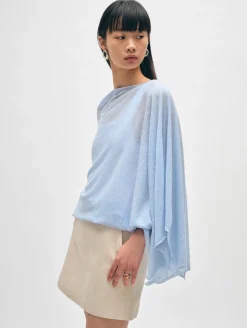 linen blend two way topper