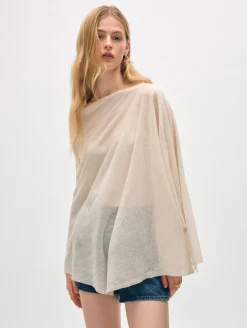 linen blend two way topper