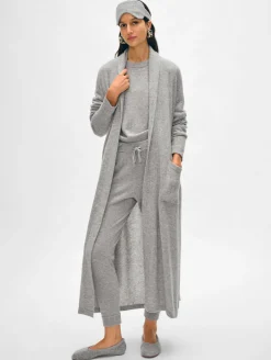 long cashmere robe