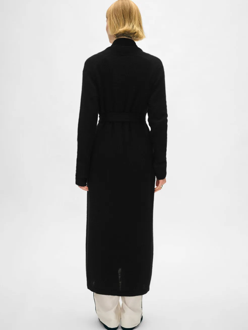 long cashmere robe