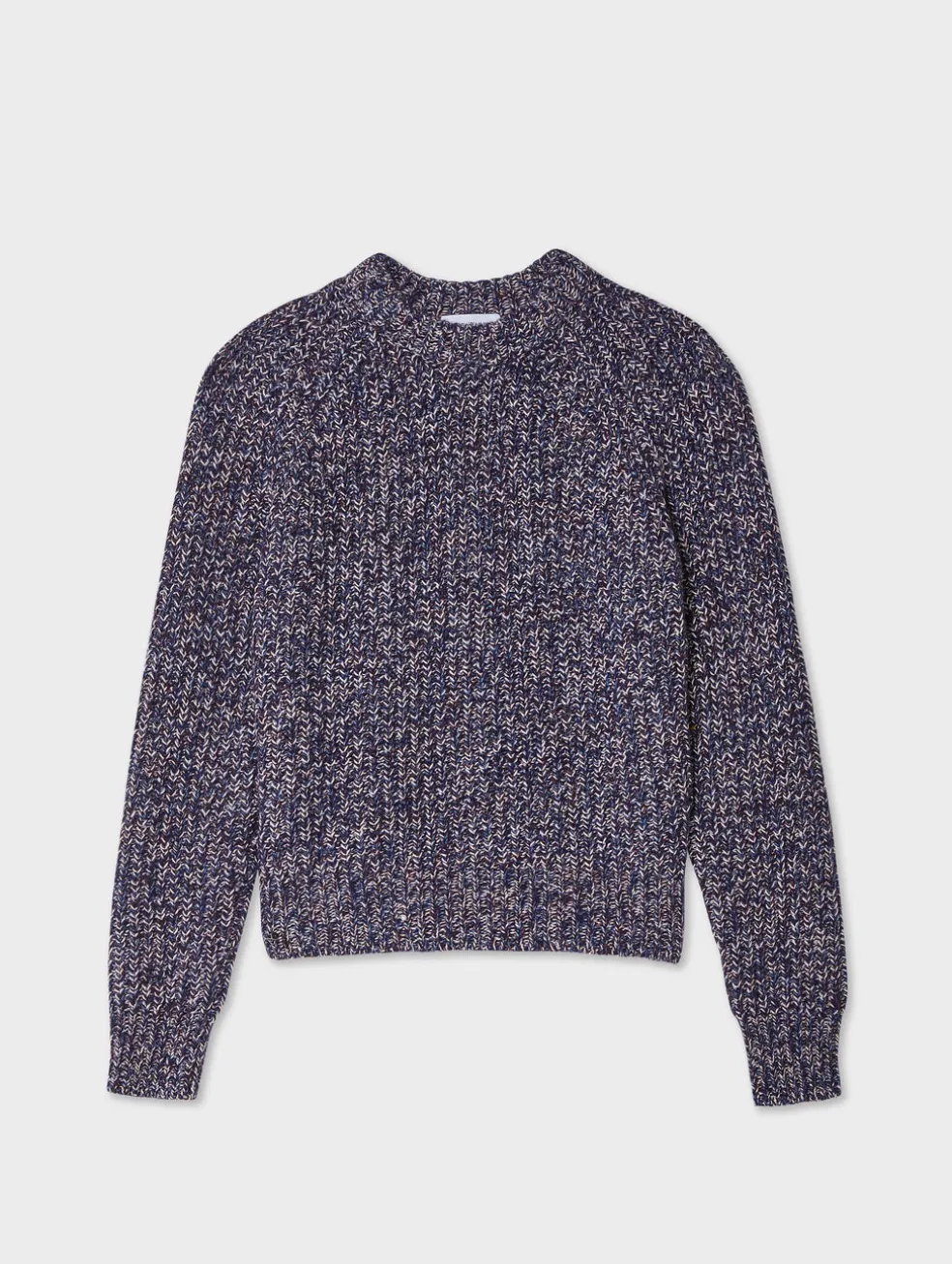 merino blend marled sweatshirt
