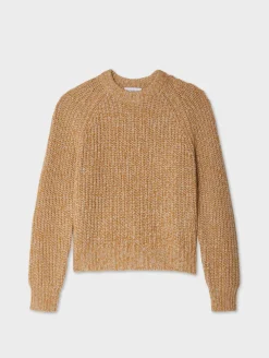 merino blend marled sweatshirt