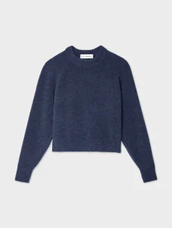 merino cashmere boucle sweatshirt