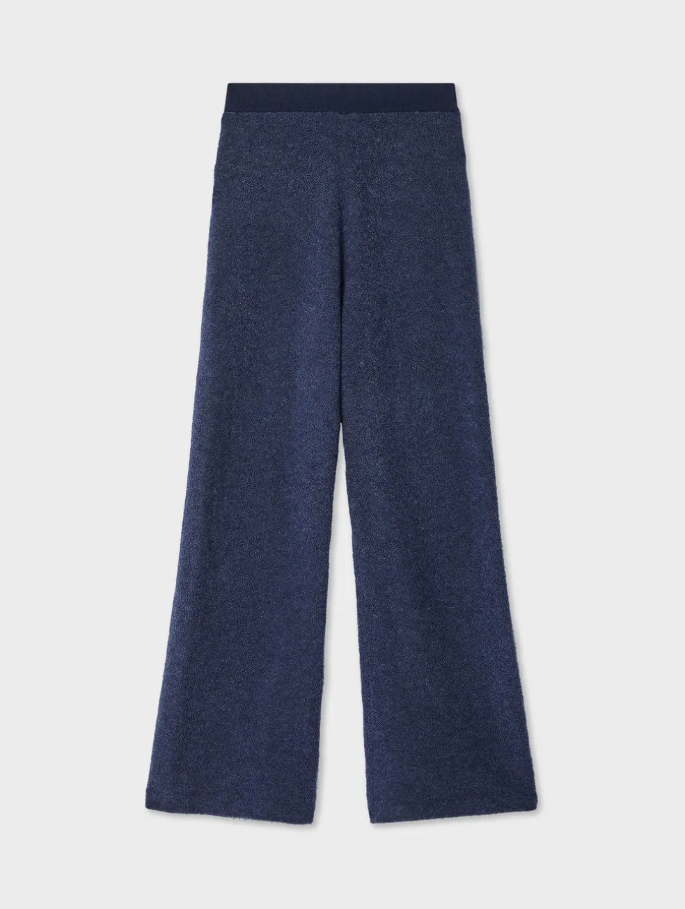 merino cashmere boucle wide leg pant