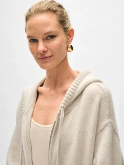 merino cashmere luxe boyfriend hoodie