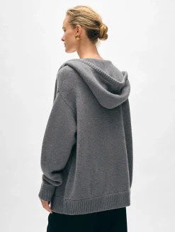merino cashmere luxe boyfriend hoodie