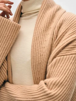 merino cashmere luxe coatigan