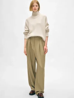 merino cashmere standneck