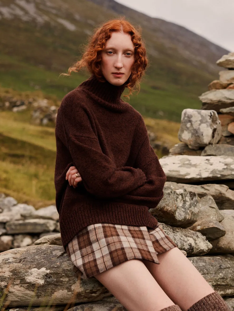 merino cashmere standneck