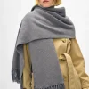 merino cashmere tassel scarf