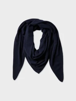 merino cashmere triangle scarf