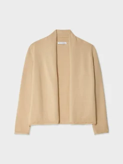 organic cotton mini trapeze cardigan