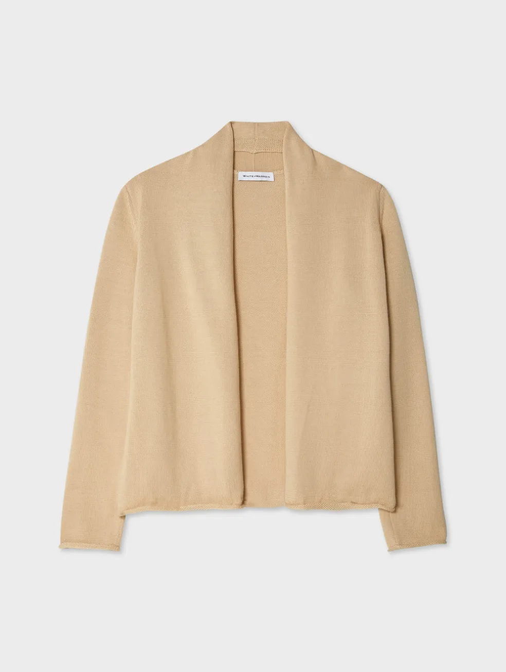 organic cotton mini trapeze cardigan