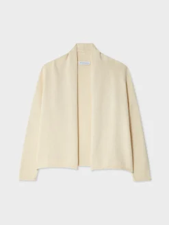 organic cotton mini trapeze cardigan