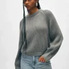 organic cotton plaited crewneck