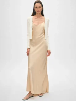 organic cotton ribbed cardigan