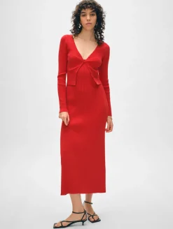 organic cotton ribbed cardigan