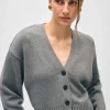 organic cotton v neck cardigan