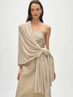silk cashmere travel wrap