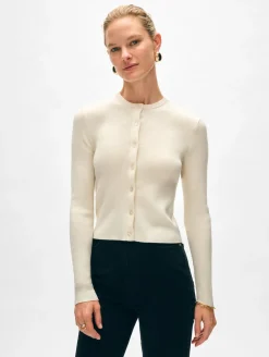 superfine merino cardigan