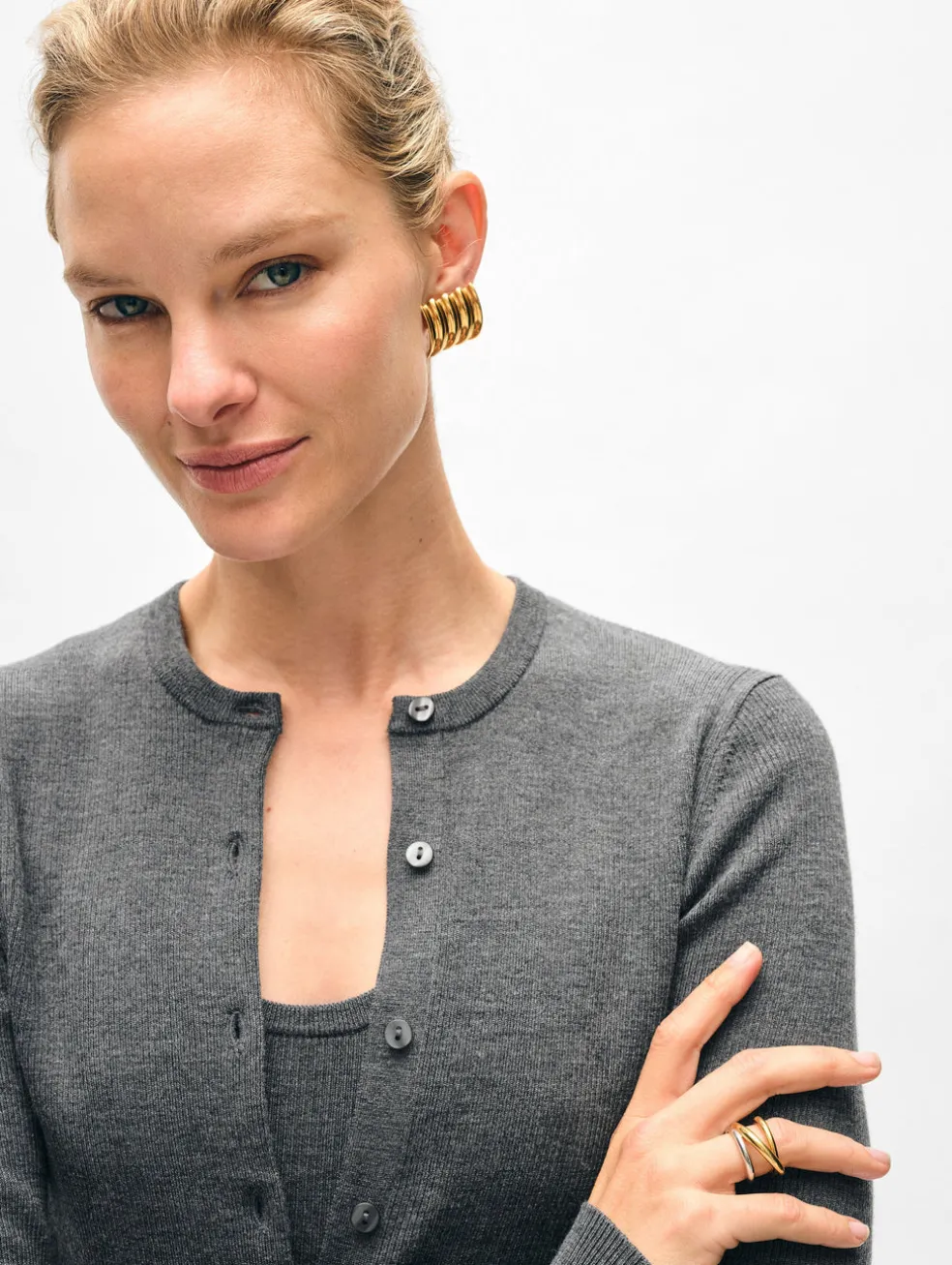 superfine merino cardigan