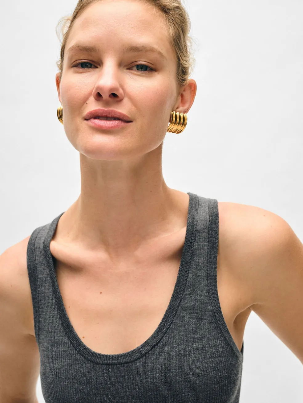 superfine merino ribbed tank
