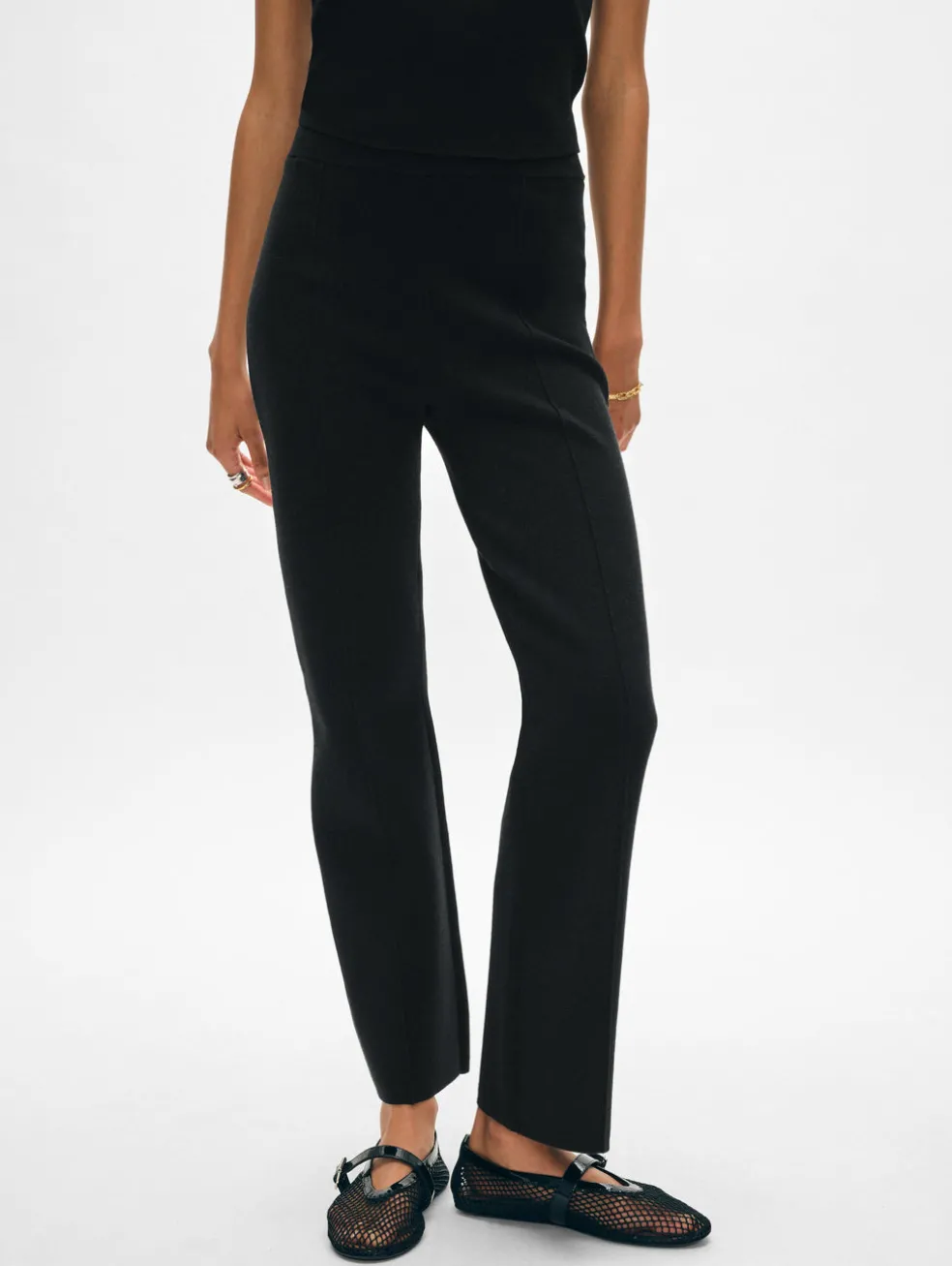 superfine organic cotton kick flare pant