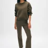 superfine organic cotton kick flare pant
