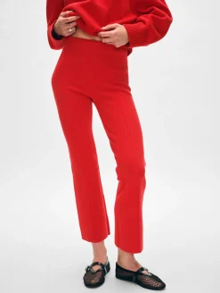 superfine organic cotton kick flare pant